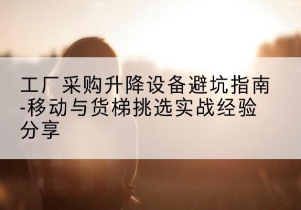 天镇移动式升降机怎么选-工厂采购升降设备避坑指南-移动与货梯挑选实战经验分享